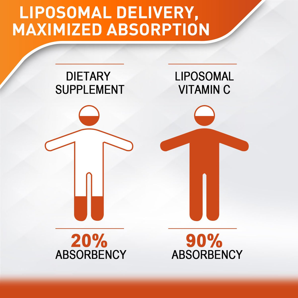 Vitablosom high absorption liquid vitamin C dietary supplement packaging details