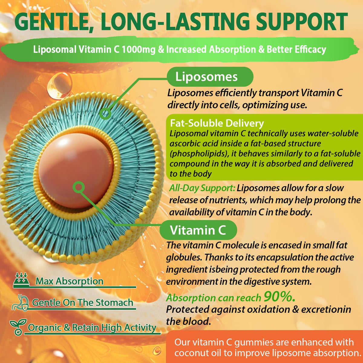 USA imported NEVISS liposomal vitamin C chewable supplements for energy and collagen