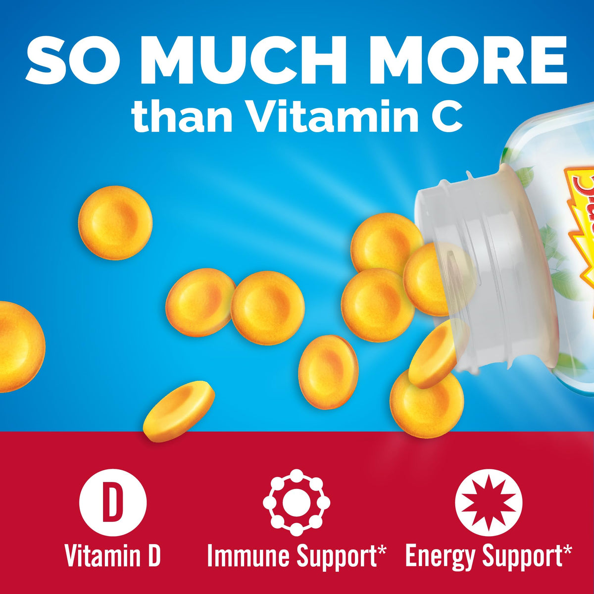 Emergen-C Vitamin C and Vitamin D Orange Blast flavor immune supplement
