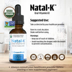 Dr. Green Mom infant vitamin K drops organic ingredient list view