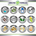 Amazing Nutrition Vitamin K2 MenaQ7 bottle showing gluten free certification