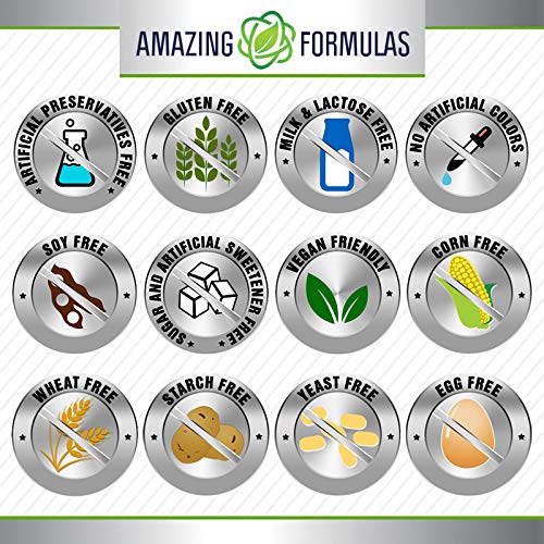 Amazing Nutrition Vitamin K2 MenaQ7 bottle showing gluten free certification