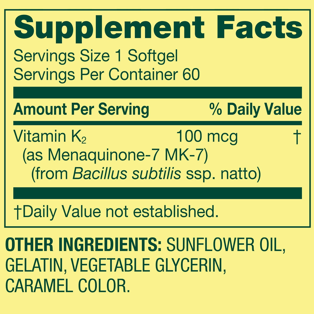 Authentic USA imported Fusion Shop Vitamin K2 softgels premium packaging design for Indian shoppers.