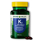 Fusion Shop Vitamin K2 100 Mcg 60 count bottle showcasing premium bone and cardiovascular care.