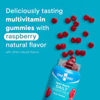 Authentic One A Day dietary supplement packaging displaying serving size of two gummies per day.