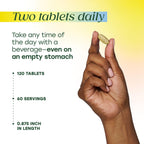 Detailed ingredient list on MegaFood postnatal vitamin label