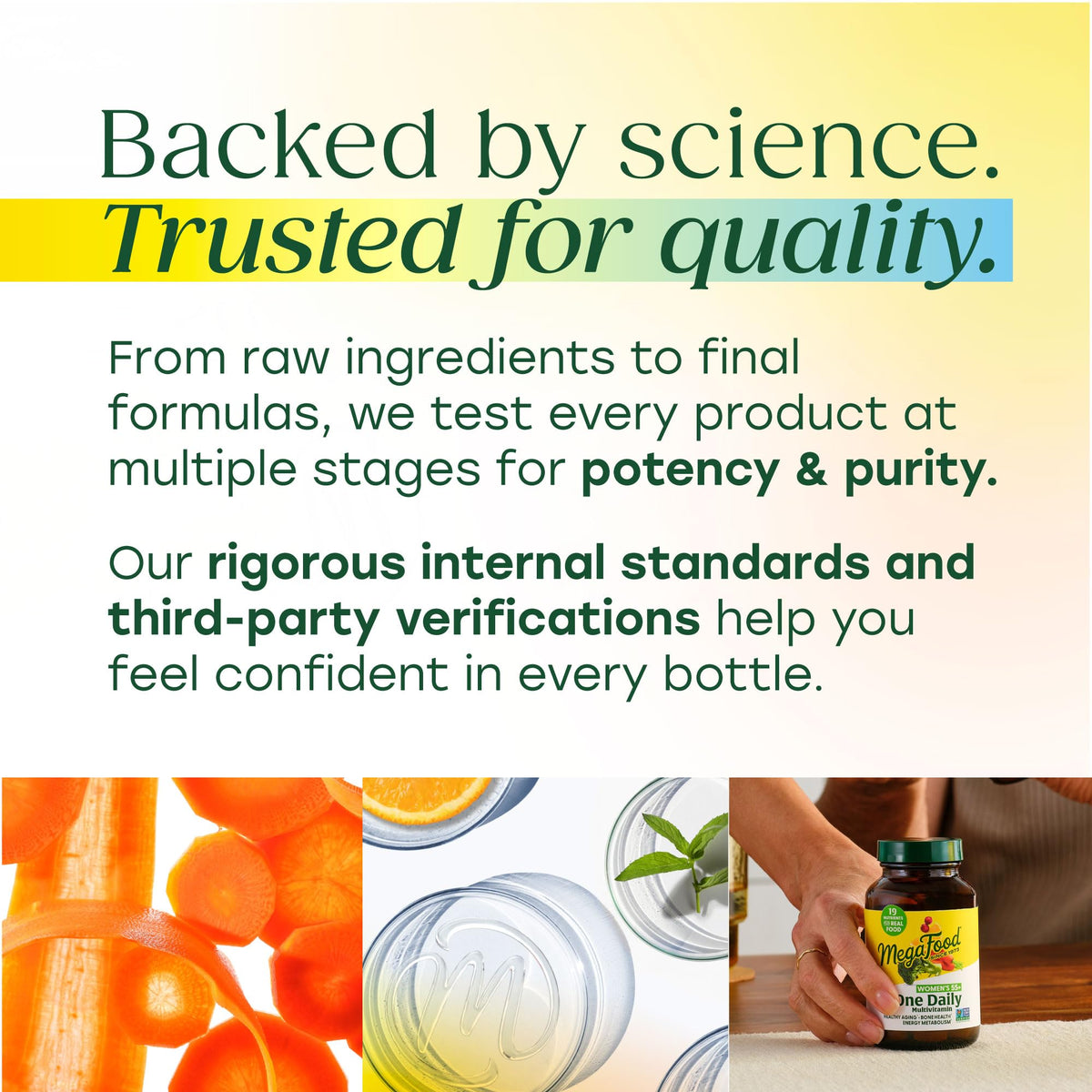 Premium imported MegaFood prenatal vitamins for women