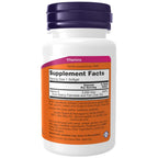 Now Foods Vitamin A 100 softgels label details and ingredient information