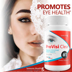 Close up of Pro VisiClear capsule texture and supplement branding
