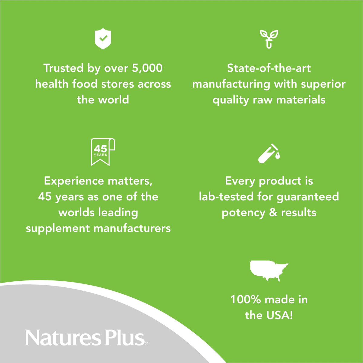 Authentic USA imported NaturesPlus Vitamin A packaging