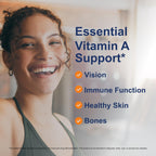 Side profile of Carlson Vitamin A 250 softgels container