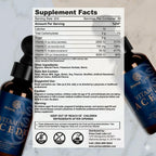 Close up of Prime Code Vitamin A C D3 E supplement bottle