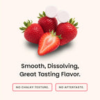 Vegan and non-GMO certification logos on EZ Melts bottle