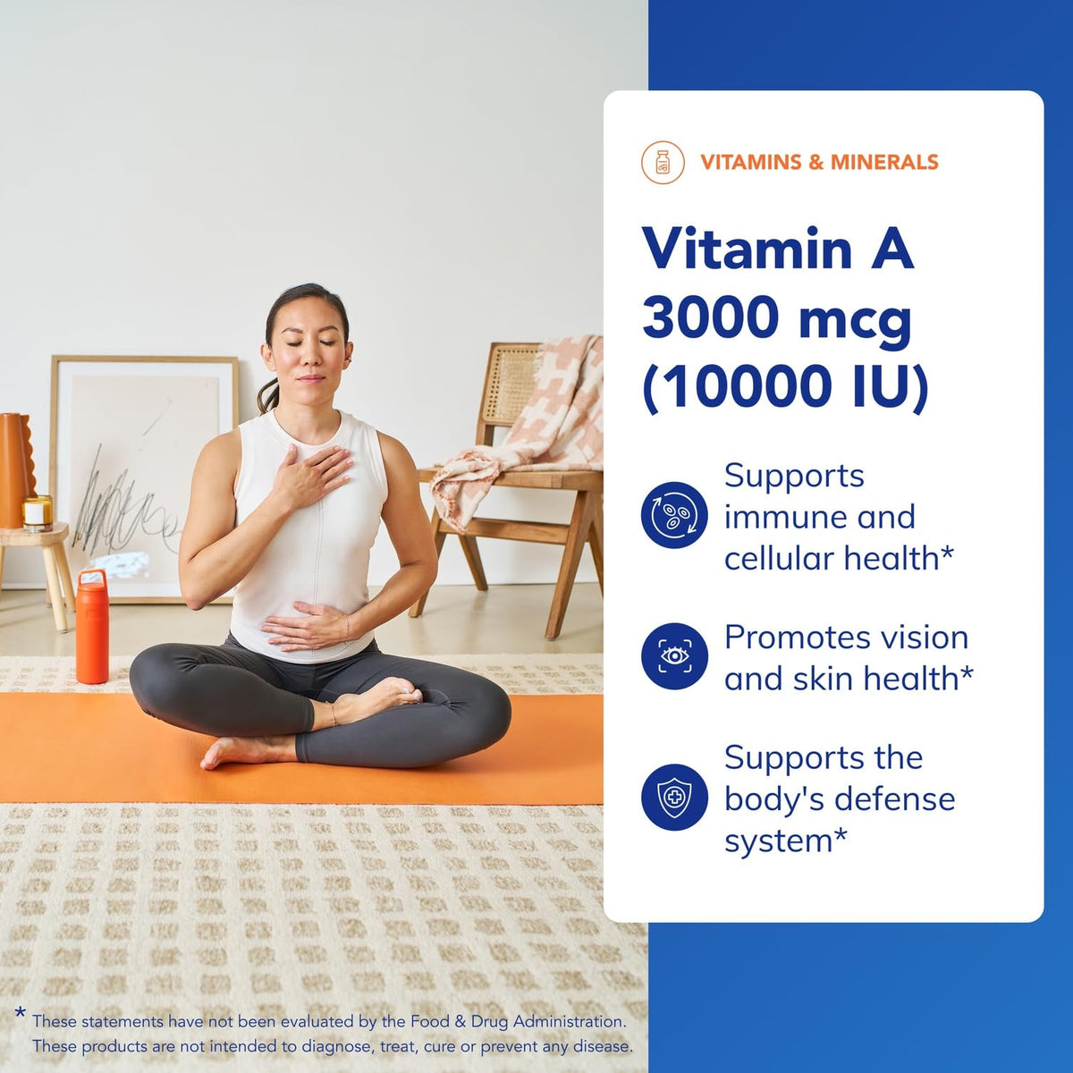 Pure Encapsulations Vitamin A ingredient list and dosage details