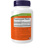 NOW Foods Odorless Garlic supplement label details showing ingredients and facts.