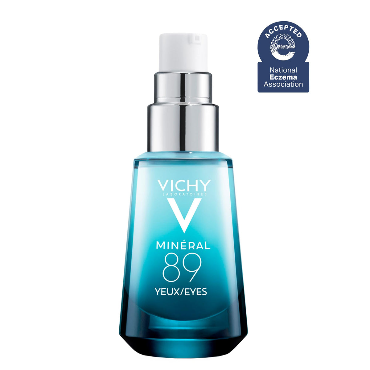 Vichy Mineral 89 Eye Serum applied to under eye area