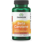 Swanson Beta-Carotene Vitamin A 25000 IU 300 softgels bottle front view