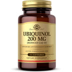 Solgar Ubiquinol 200 mg 30 Softgels bottle front view for heart health support