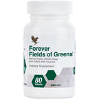 Forever Living Fields Of Greens 80 Tablets Bottle Front View
