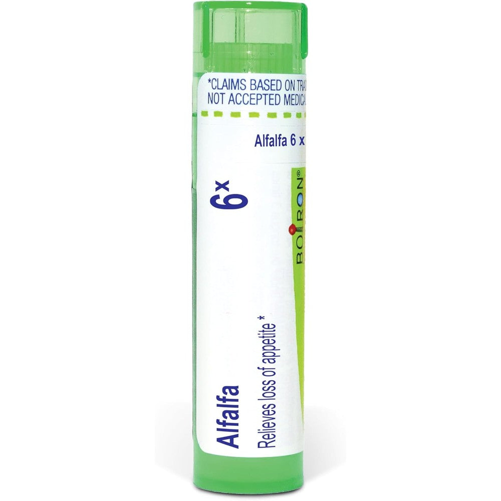 Boiron Alfalfa 6X homeopathic medicine front view