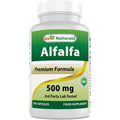 Best Naturals Alfalfa Green Super Food 500mg bottle front view
