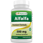 Best Naturals Alfalfa Green Super Food 500mg bottle front view