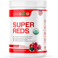 LiveGood Organic Super Reds powder front view packaging