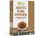 Herbs Botanica Terminalia Arjuna Bark Powder 150 grams front view packaging for cardiovascular health support.