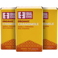 Equal Exchange Organic Chamomile Tea front view box showing fair trade herbal tea packaging