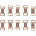 Czhotg skin color elastic bandage clips 10 count pack front view.