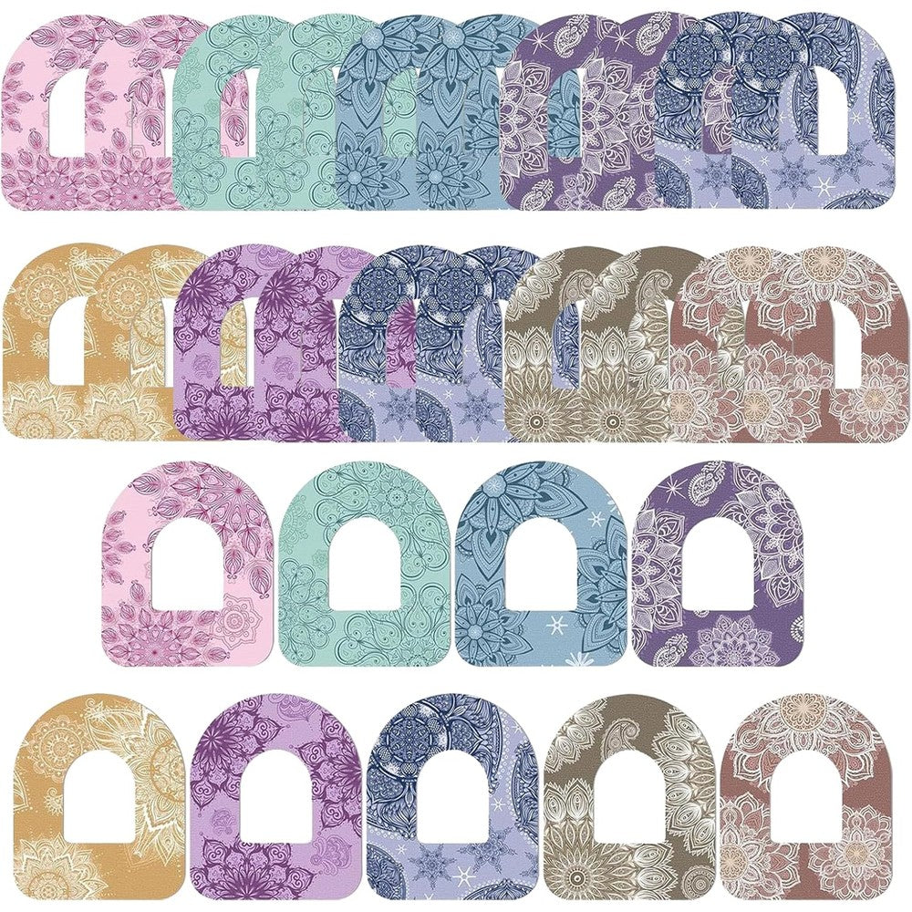 Huoflame Omnipod 5 adhesive patches front view for CGM protection
