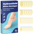 MasterMo Hydrocolloid Blister Bandages front view 32 count variety pack