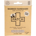 PATCH Bamboo Sensitive Skin Bandages front view of 20 count tube packaging.