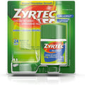 Zyrtec 24 Hour Allergy Relief Tablets front view authentic USA imported antihistamine.