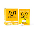 Run Gum fruit flavor chewable gum 12 pack box front view for fast caffeine energy