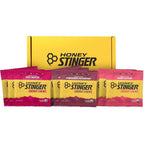 Honey Stinger Organic Energy Chew Variety Pack front view showing nine pouches.