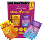 Energy Rocks Popping Candy Crystals front packaging 6 pack for fast energy.