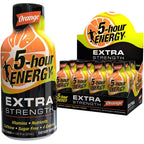 5-hour ENERGY Extra Strength Orange 12 count pack front view for caffeine boost