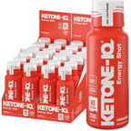 Ketone-IQ No Caffeine Exogenous Ketones Energy Shots 24 pack front view imported supplement