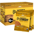 Honey Stinger Organic energy honey Waffle 16 pack box front view showing USDA Organic seal.