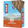Clif Bar Crunchy Peanut Butter Energy Bars 12 pack front view for workout fuel