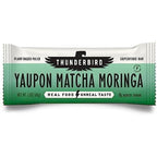 Thunderbird Real Food Bars Yaupon Matcha Moringa 12 count front view vegan energy snacks