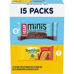 CLIF BAR Minis and belVita Crunchy Breakfast Biscuits variety pack front view