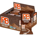 PBfit Peanut Butter Cocoa Drizzle Energy Bars 6 pack front view plant based snack
