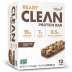 Ready Clean Protein Bar Chocolate Chip front view pack of twelve