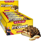 Fit Crunch Peanut Butter Protein Bars 12 count pack front view