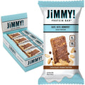 JiMMYBAR! Chocolate Peanut Butter Protein Bars 12 count box front view