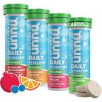 Nuun vitamins electrolyte mixed fruit 4 pack front view hydration tablets