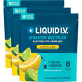 Liquid I.V. Hydration Multiplier Lemon Lime 48 Pack front view for rapid hydration.