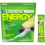Liquid I.V. Sugar-Free Energy Blackberry Lemonade front packaging view.